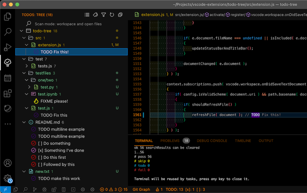 Todo Tree example